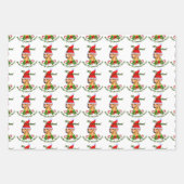 Dachshund kerst Merry Inpakpapier Vel (Voorkant)