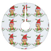 Dachshund kerst Merry Kerstboom Rok (Voorkant)