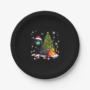 Dachshund-kerstboom Funny Dog Papieren Bordje