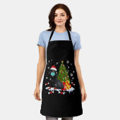 Dachshund-kerstboom Funny Dog Schort (Gedragen)