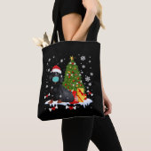 Dachshund-kerstboom Funny Dog Tote Bag (Dichtbij)