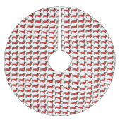 Dachshund Kerstboom Rok (Voorkant)