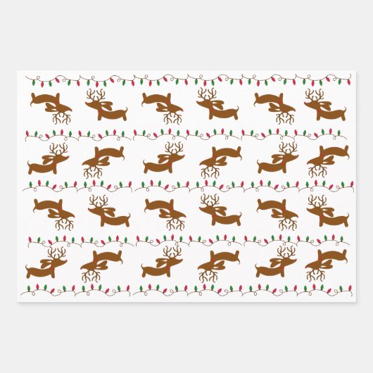 Dachshund-kerstcadeauverpakking - Beste verkopers  Inpakpapier Vel (Voorkant)