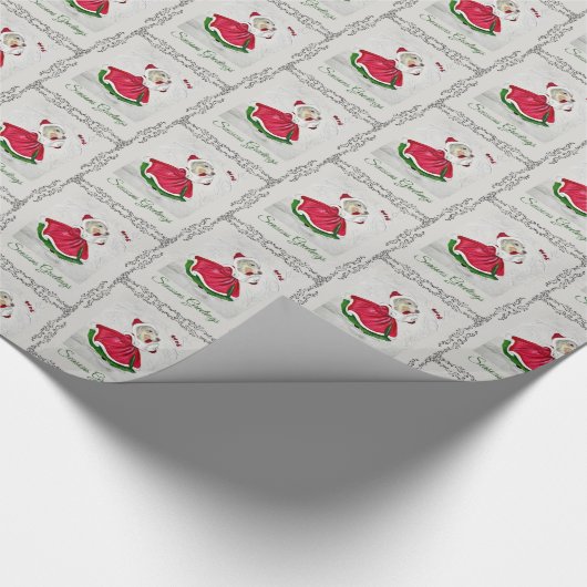 Dachshund KerstCaroler Cadeaupapier (Hoek)