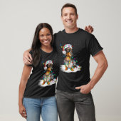 Dachshund-kerstkleven leidden T-Shirt Gifts Cute D (Unisex)