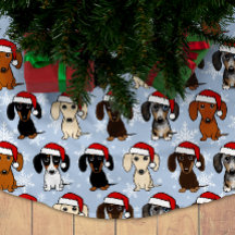 Dachshund Kerstmannen Cute Kerstmis Wiener Dog Vak
