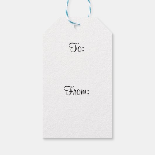 Dachshund Kerstmis Cadeaulabel (Achterkant)