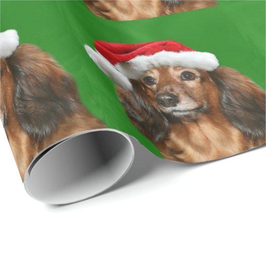 Dachshund Kerstmis Cadeaupapier (Rol Hoek)