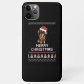 Dachshund Kerstmis Case-Mate iPhone Case (Achterkant)