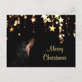 Dachshund Kerstmis Feestdagenkaart (Voorkant)