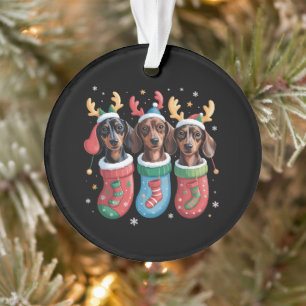 Dachshund Kerstmis Hond Liefhebber Cadeau Vakantie Ornament