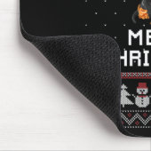 Dachshund Kerstmis Muismat (Hoek)