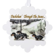 Dachshund Kerstmis