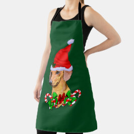 Dachshund Kerstmis Schort