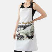 Dachshund Kerstmis Schort (Insitu)