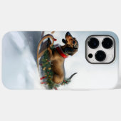 Dachshund Kerstmis sneeuw winter Case-Mate iPhone Case (Achterkant (horizontaal))