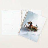 Dachshund Kerstmis sneeuw winter Planner (Display)