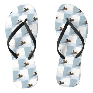 Dachshund Kerstmis sneeuw winter Teenslippers