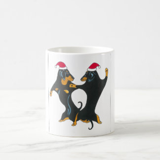 Dachshund-kerstMok Koffiemok