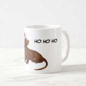 Dachshund-kerstMok Koffiemok (Voorkant rechts)