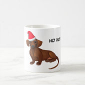 Dachshund-kerstMok Koffiemok (Center)