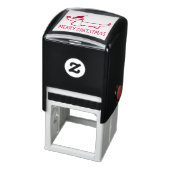 Dachshund kerstzelfinkend stempel (Product)