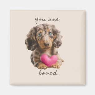 Dachshund Keukenmagneet – Cadeaubon voor een Cute  Magneet