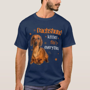 Dachshund Kisses Fix Alles-dachshunlover T-shirt