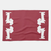 Dachshund Kitchen Dish Towel Waffle Theedoek (Horizontaal)
