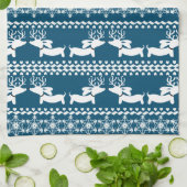 Dachshund Kitchen kerstcadeau of decor Kitchen Theedoek (Gevouwen)