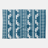 Dachshund Kitchen kerstcadeau of decor Kitchen Theedoek (Horizontaal)