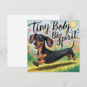 Dachshund Klein Lichaam, Grote Geest (Voorkant / Achterkant)