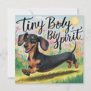 Dachshund Klein Lichaam, Grote Geest