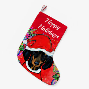 DACHSHUND KLEINE KERSTSOK