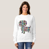 Dachshund - Kleurkleurig Sweatshirt (Voorkant volledig)