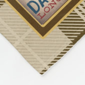 Dachshund Knowledge Blanket Gift Fleece Deken (Hoek)