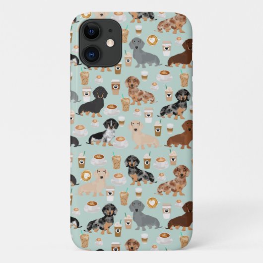 Dachshund koffiebont Case-Mate iPhone case (Achterkant)