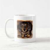 Dachshund Koffiemok (Links)