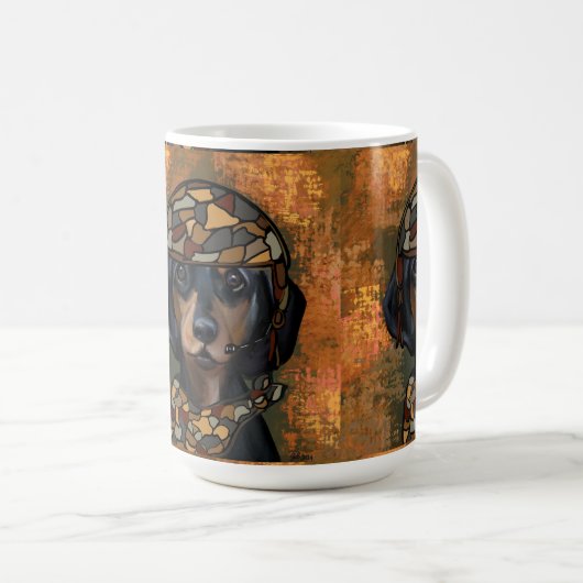 DACHSHUND KOFFIEMOK (Voorkant rechts)