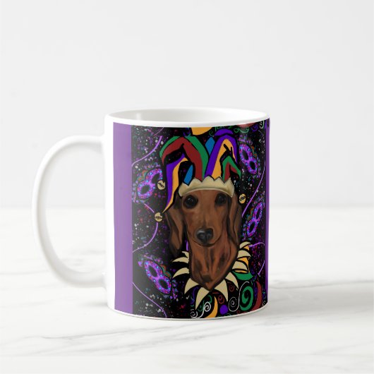 Dachshund Koffiemok (Links)
