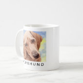Dachshund Koffiemok (Voorkant links)