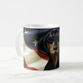 DACHSHUND KOFFIEMOK (Voorkant links)