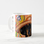 DACHSHUND KOFFIEMOK (Voorkant links)