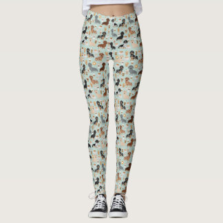 Dachshund koffieontwerp leggings