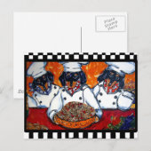 Dachshund-koks Briefkaart (Voorkant / Achterkant)