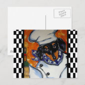 Dachshund-koks Briefkaart (Voorkant / Achterkant)