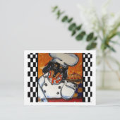 Dachshund-koks Briefkaart (Staand voorkant)