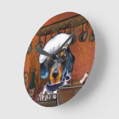 Dachshund-koks Ronde Klok (Hoek)