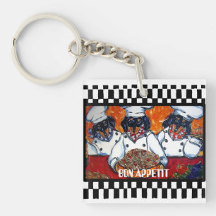 Dachshund-koks Sleutelhanger