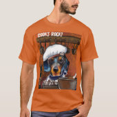 Dachshund-koks T-shirt (Voorkant)